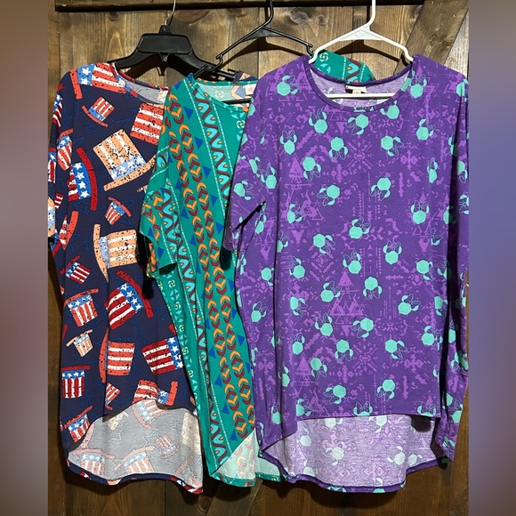 LuLaRoe Tops - Bundle of Lularoe Tunics, size M, smoke
free home